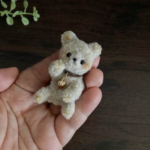 モールドールの赤ちゃんテディベア キーホルダー変更可 くまグッズ 