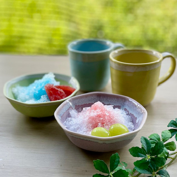 【限定販売】シャーベットシリーズ　八角ボウル 1枚目の画像