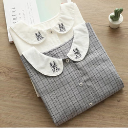 希少　美品　ヴィヴィアン　ピーターパンシャツ　丸襟　チェック柄　オーブ刺繍　02 ✨美品✨ヴィヴィアンウエストウッド 総オーブ柄 シャツ 3 オーブ