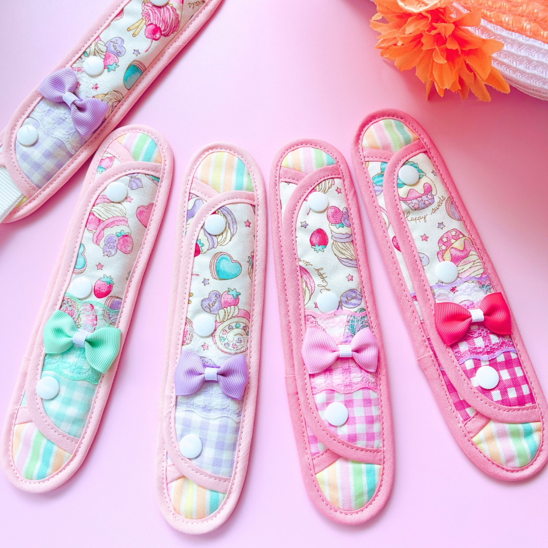 n＊ 手刺繍 水筒入れ 肩紐カバー ランチマット お迎えバッグ 【2