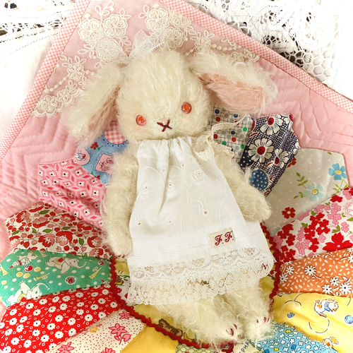 テディうさぎ ふわふわ垂れ耳うさぎちゃん テディベア テディうさぎ ふわふわ垂れ耳うさぎちゃん テディベア