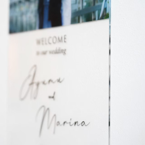 送料込］フォトボード / ウェルカムボード ～WELCOME to our wedding