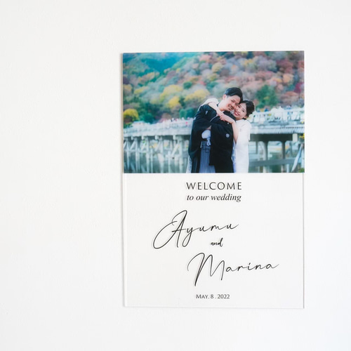 送料込］フォトボード / ウェルカムボード ～WELCOME to our