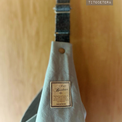 【受注製作】カシュクールバッグ ななめがけ 11号帆布 16枚目の画像