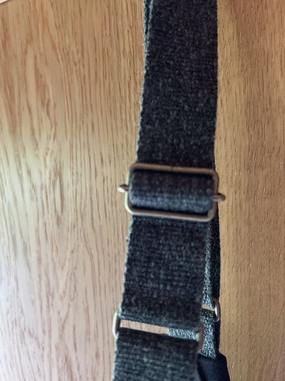 【受注製作】カシュクールバッグ ななめがけ 11号帆布 17枚目の画像