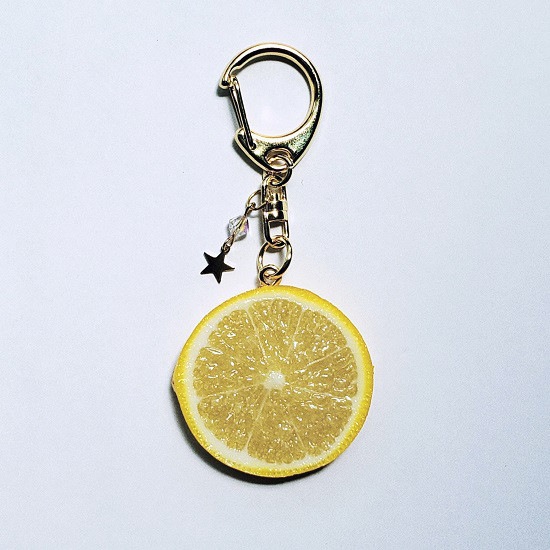 キーホルダー レモンデザイン