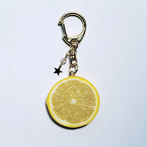 レモン（両面細工）大サイズ☆リアルな食品サンプルのフルーツ