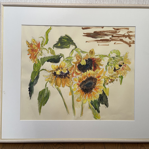 絵画「ひまわり」 絵画 ゆう樹@写真 通販 18059748｜Creema