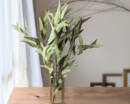 ドライフラワー　ユーカリ リーフ② ユーカリ蕾付き小枝 ドライフラワー | ドライ素材/ドライリーフ