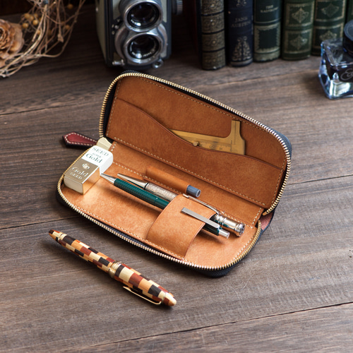プエブロ ペンケース コッチネーラ ペンケース 革小物yoshii 通販