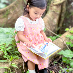 ひよこのぴよよのジャンパースカート ー 物語を着る子供服 ー 子供服
