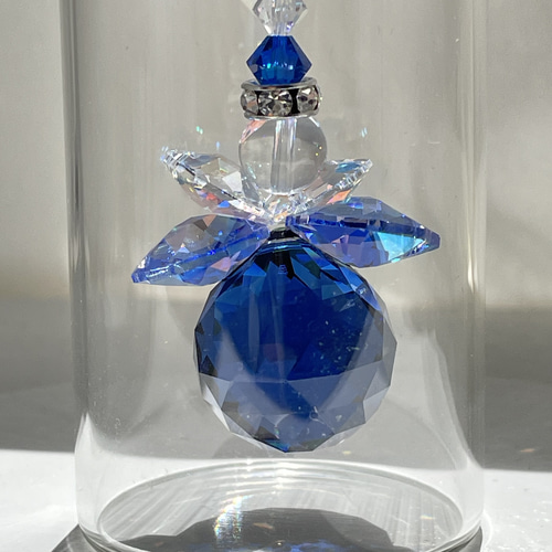 ビン型サンキャッチャー〜サファイアの輝き〜 サンキャッチャー