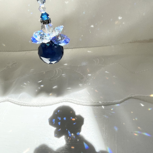 ビン型サンキャッチャー〜サファイアの輝き〜 サンキャッチャー