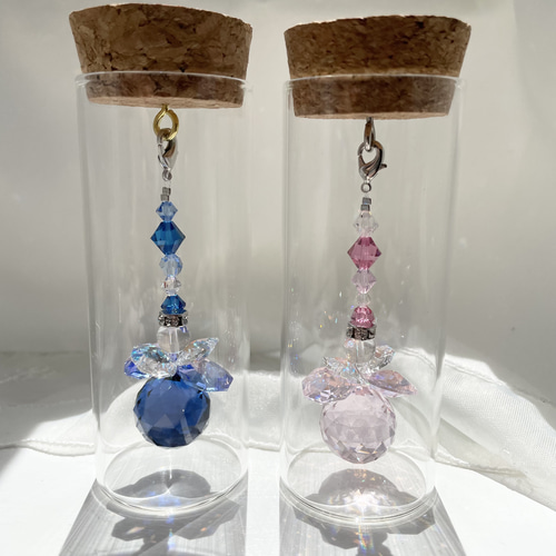 ビン型サンキャッチャー〜サファイアの輝き〜 サンキャッチャー