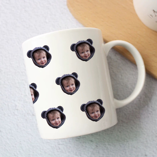 オーダーメイド マグカップ（陶磁器）お好きなお写真で作れる うちの子
