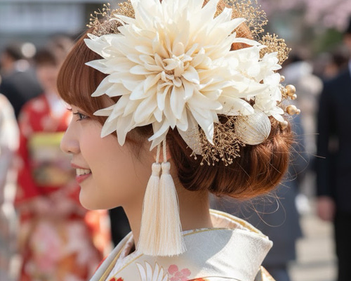 送料無料 大きい 豪華！成人式 髪飾り 結婚式 和装 卒業式 オフ