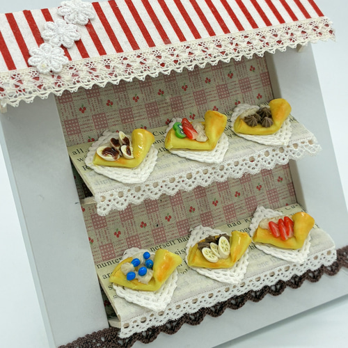 本日開店！かわいいクレープ屋さん ミニチュア ドールハウス クレープ