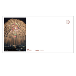 「長岡」日本各地の花火ポストカード 大判ポストカード PO-15-001 3枚目の画像