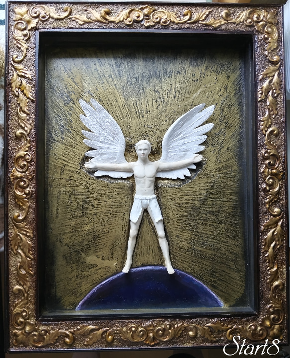 天使のささやき 「人は宇宙の知的生命体」 タペストリー・壁掛け