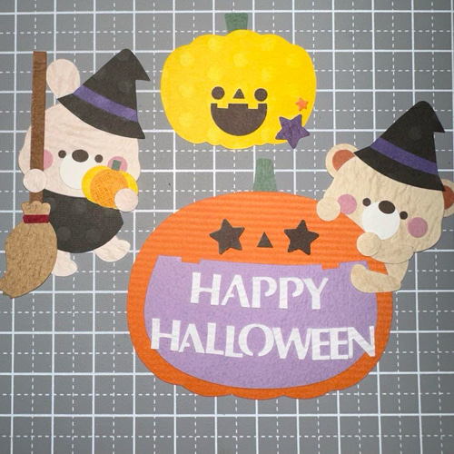 【お誕生日B】サンプルページ（ペーパークラフト クラフトパンチ） お誕生日B】サンプルページ（ペーパークラフト クラフトパンチ）