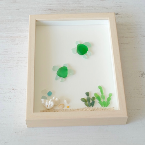 海のお月様 ウミウシのプリンセス インテリア シーグラスアート アクアリウム 鮫 海のお月様 ウミウシのプリンセス インテリア シーグラスアート