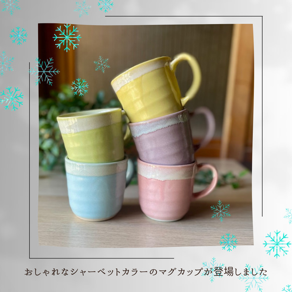 シャーベットマグカップ - 彩りのひとときを楽しむ〈再販〉 3枚目の画像