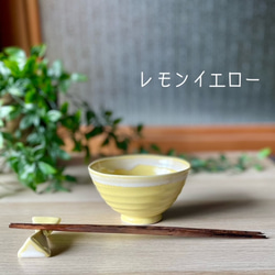【限定販売】うす彫り茶碗・小サイズ　シャーベットシリーズ 5枚目の画像