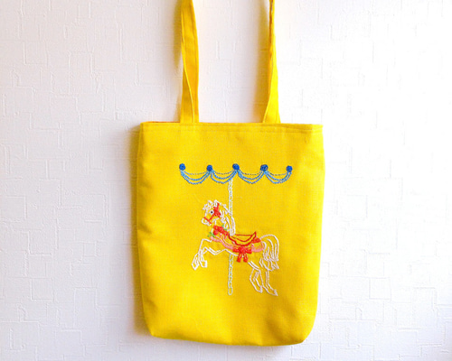 オーダーページ　パネル　メリーゴーランド　フルーツ　ポーチ　トートバック オーダーページ パネル メリーゴーランド フルーツ ポーチ トート