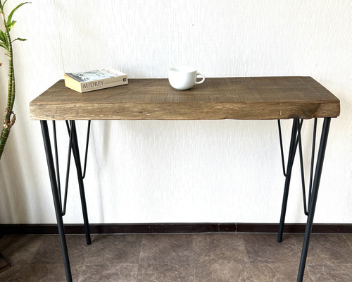 【U-TA様用】昭和レトロ 鉄足 ダイニングテーブル 作業台 机 古家具 古道具 U-TA様用】昭和レトロ 鉄足 ダイニングテーブル 作業台 机 古