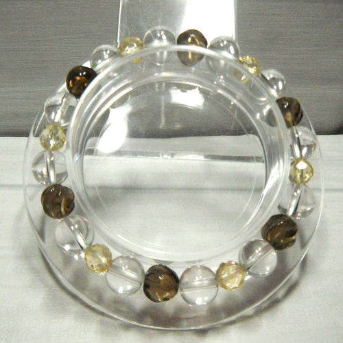 幸運を呼ぶ希望の石～ スモーキークォーツ＆シトリン＆水晶