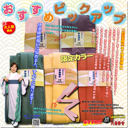 お着楽舎/本モス伊達締め 着崩れ防止 着付け安定 和装小物 ズレにくい 着姿改善  100％本モス 限定カラー 1枚目の画像