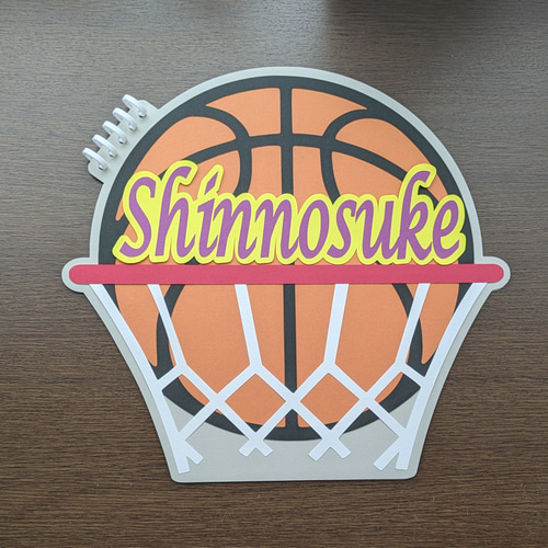 文字入れ】寄せ書き・アルバムブック・ L サイズ (バスケットボール
