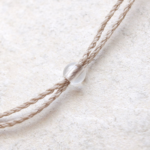 シトリン天然石マクラメネックレスmac393エスニックアジアン