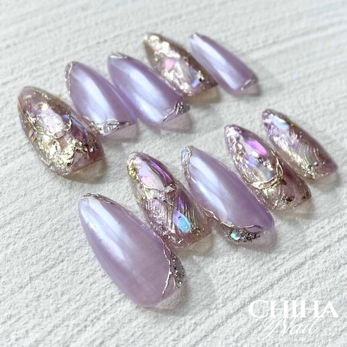 ニュアンスネイル 夏ネイル キラキラネイル 大人ネイル 海 お出かけ