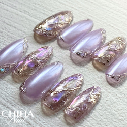 ニュアンスネイル 夏ネイル キラキラネイル 大人ネイル 海