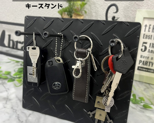 キースタンド(※備品は含みません) ハンドメイド キースタンド 木製 通販 キーフック 鍵置き 鍵掛け キーツリー 小物