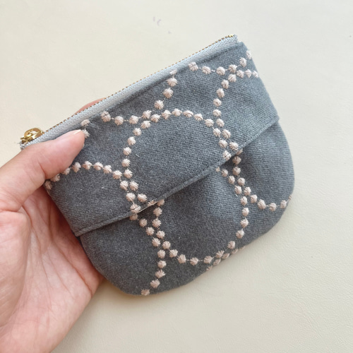 ミナペルホネン タンバリン】 ポケットティッシュケース付きポーチ