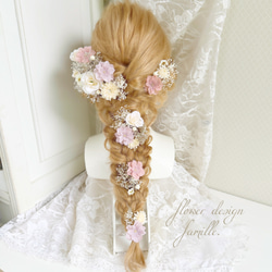 グレイッシュ　パープル　くすみピンク　プリンセスの髪飾り　✧　ヘッドドレス　プラチナ　クラシカル　アンティーク　：237 2枚目の画像