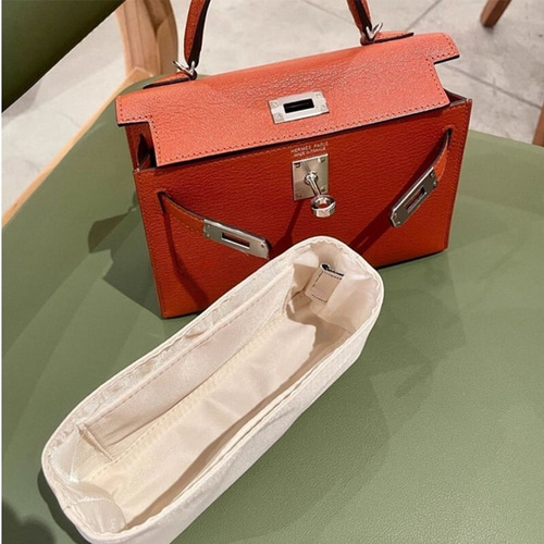 mikarinページミニケリーサイズジプシエールミニサイズバッグインバッグ Mini Kelly 1 えるめす ミニケリー1 インナーバッグ 4色 防水 収納
