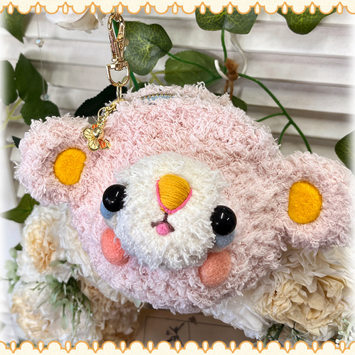 little bee☆ふわもこあみぐるみくまこポーチ☆ ポーチ littlebee88