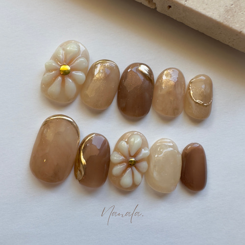 ネイルチップ オーダー ニュアンス うるうる もやもや ぷっくり