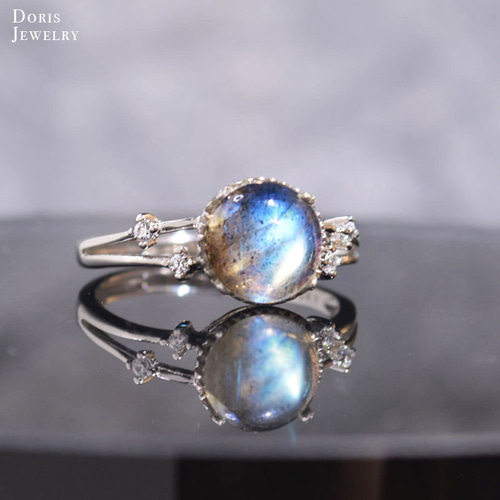 Pt900 ラブラドライト カボション リング | | JEWELRY VALLEY