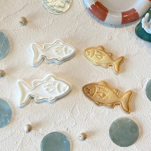 海の生き物】サメ クッキー型/かわいい/プレゼント/ギフト/誕生日