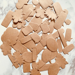 クラフトパンチ ダイカット 葉 リーフ 小さめ色々セット 秋 紅葉・枯葉