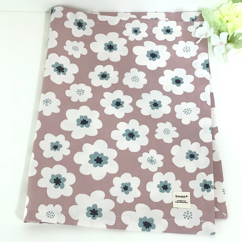 ♪NEW♪♡40×60㎝・北欧風大きなフラワー花柄☆大判ランチセット♡40