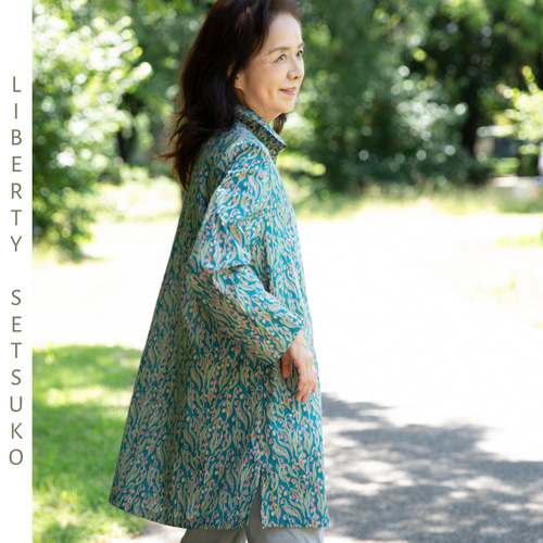 リバティ 長袖チュニック＜キエロタナローン＞ チュニック 佐橋節子
