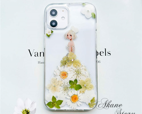 花物語「Étoile -エトワール-」押し花ケース スマホケース 全機種対応