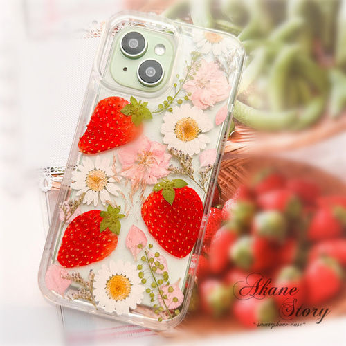 花物語 / 押し花ケース / スマホケース iPhone ケース/ 全機種