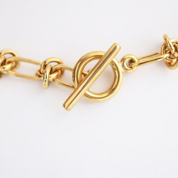 316L サージカルステンレス simple マンテル 1セット ◎ゴールド 3枚目の画像