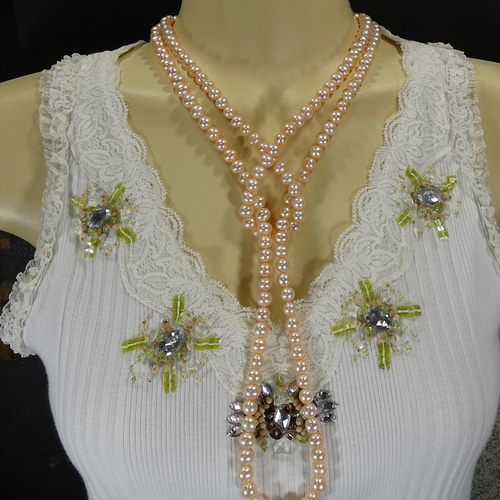 本真珠　ネックレス　120cm 楽天市場】淡水真珠 ロングネックレス 5.5-6.5mm 120cm パール
